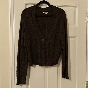 American Eagle cropped knit cardigan
